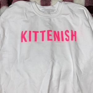 White and pink sweatshirt 💕